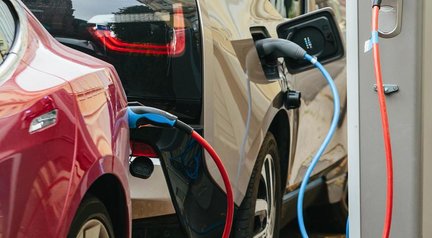 EV cars charging